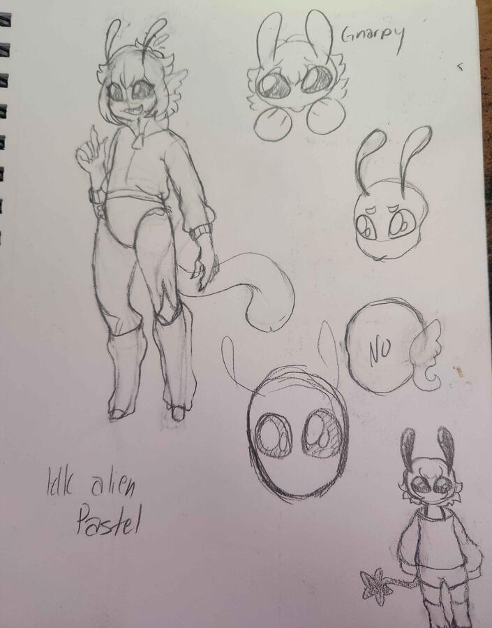 Concept Alien Initial Sketches